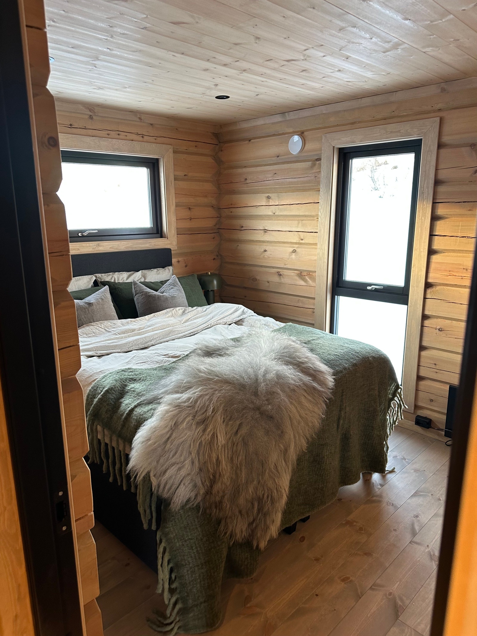 Foto fra tilsvarende hytte som er ferdigstilt Galleribilde