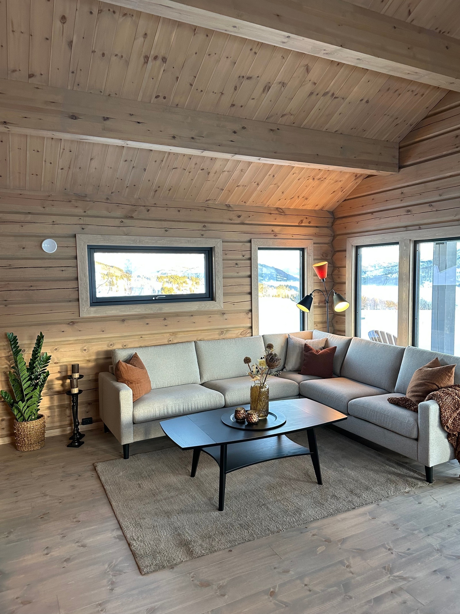 Foto fra tilsvarende hytte som er ferdigstilt Galleribilde