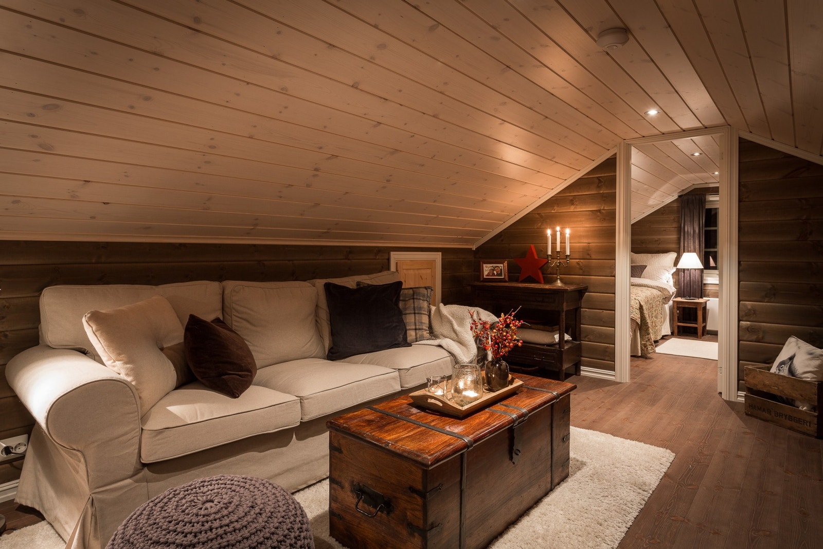 Hyggelig loftsrom ( takhøyde 189,5) Galleribilde