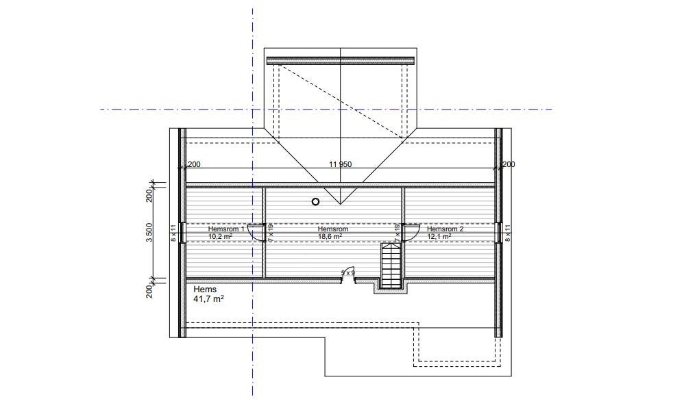 Plantegning hems Galleribilde