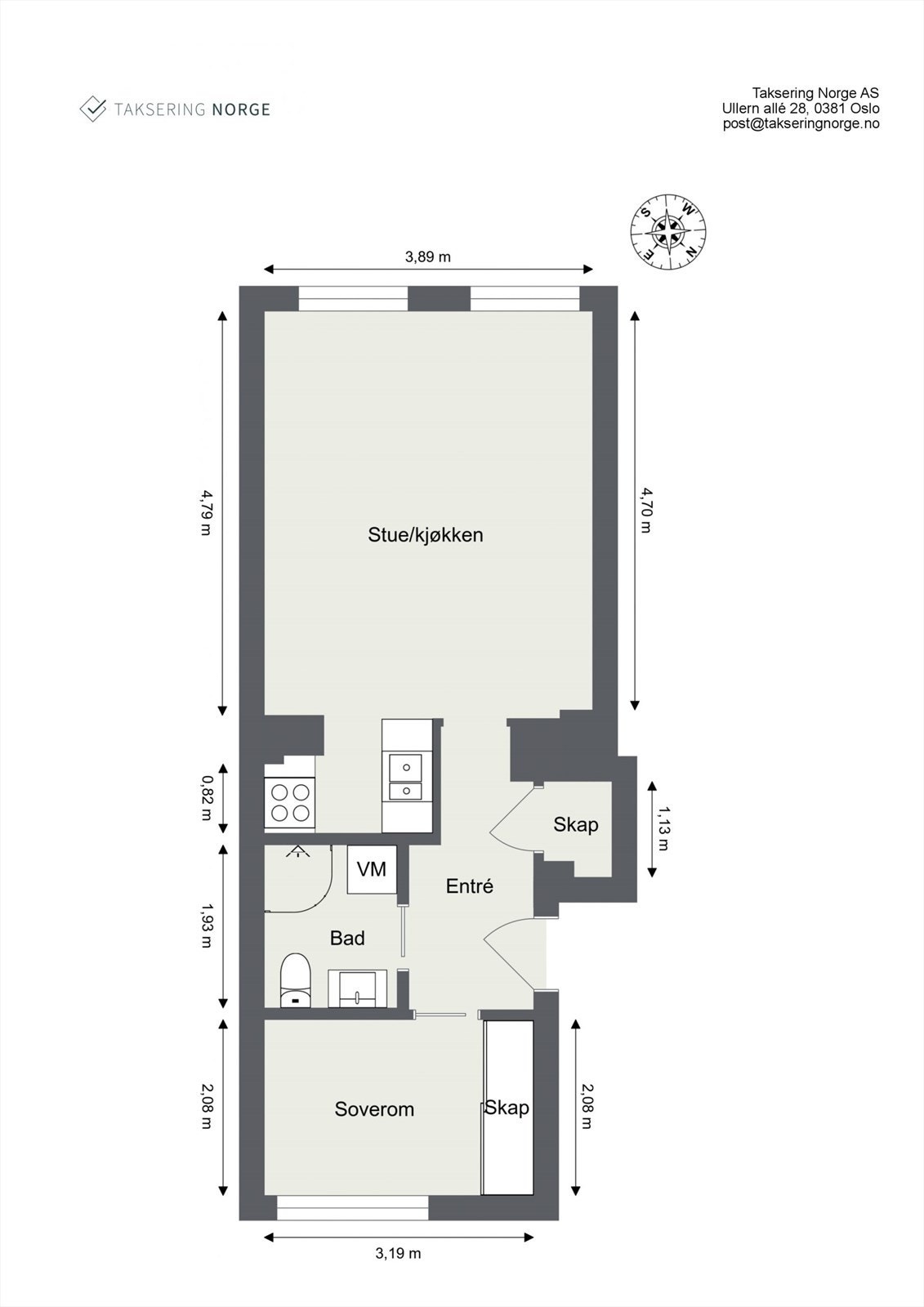 Plantegning Galleribilde
