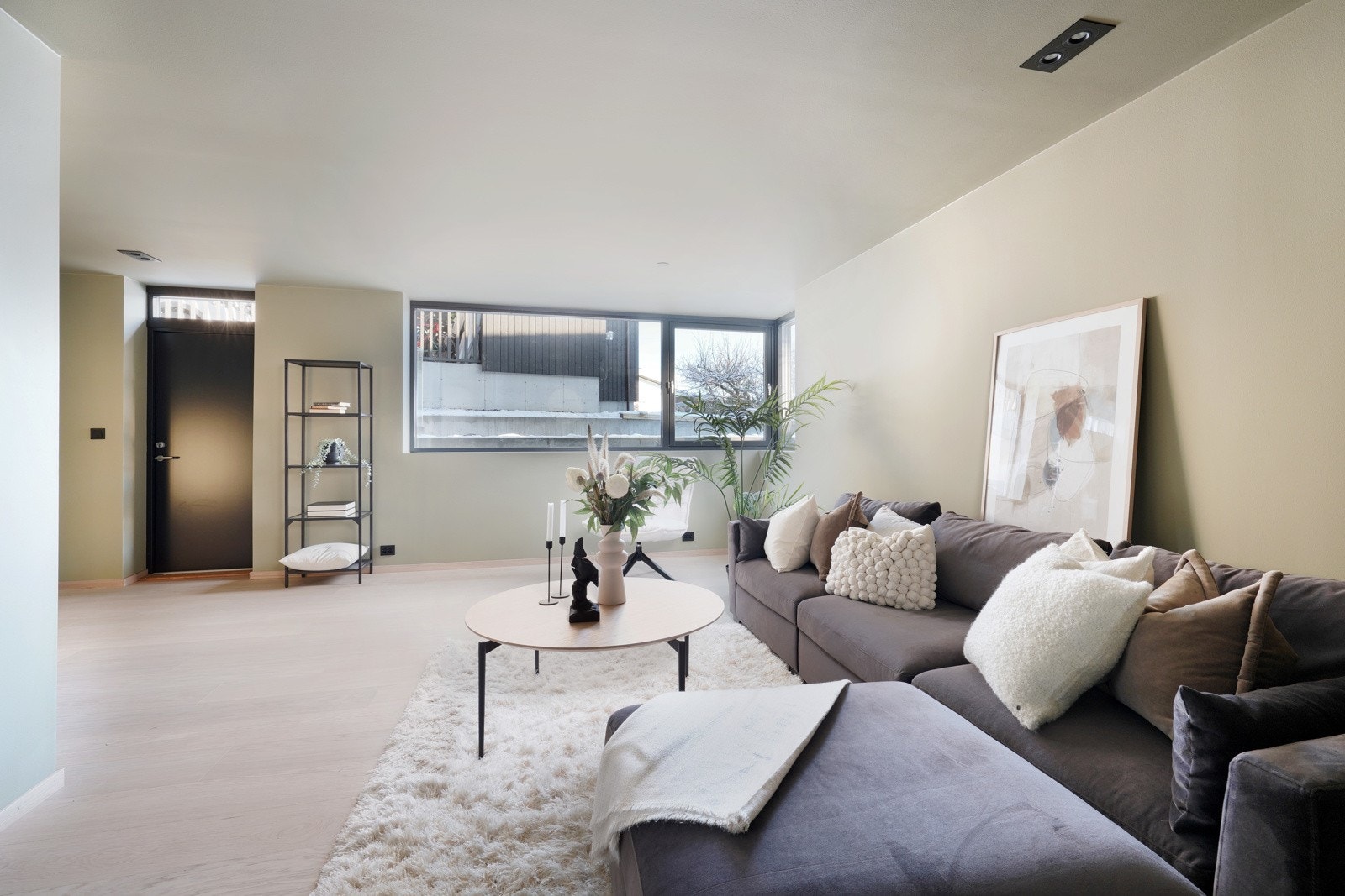 Det er egen inngang og opplegg for kjøkken Galleribilde