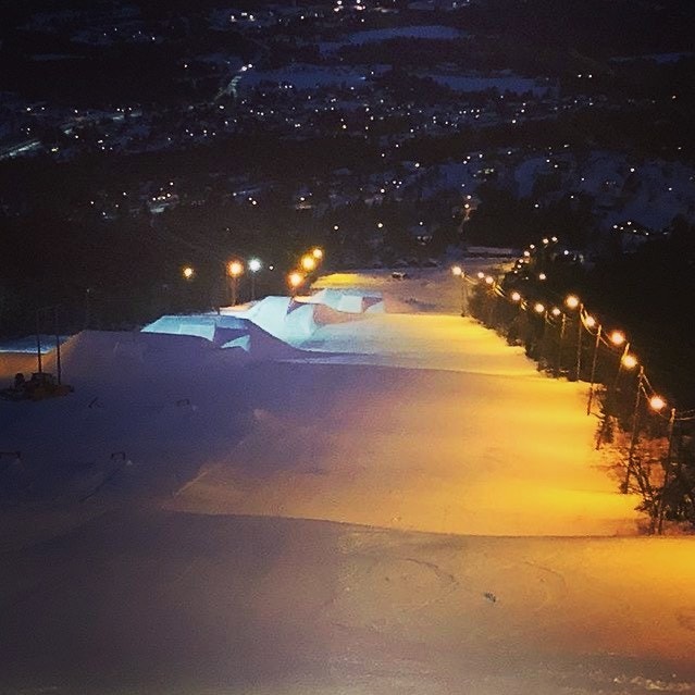 Fra alpinbakken Galleribilde