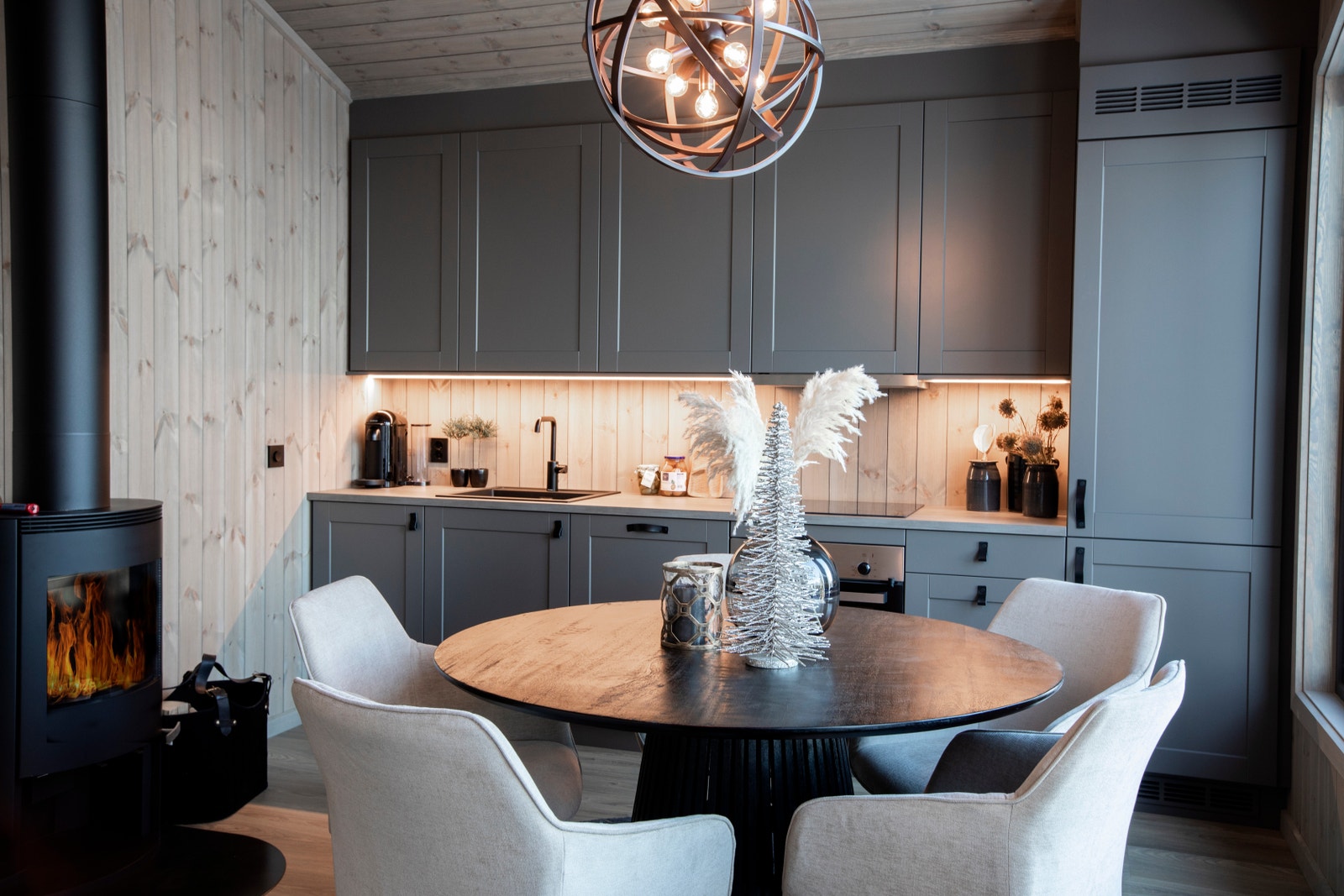 Illustrasjonsbilde: Hytta er planlagt for kjøkken fra Huseby Galleribilde