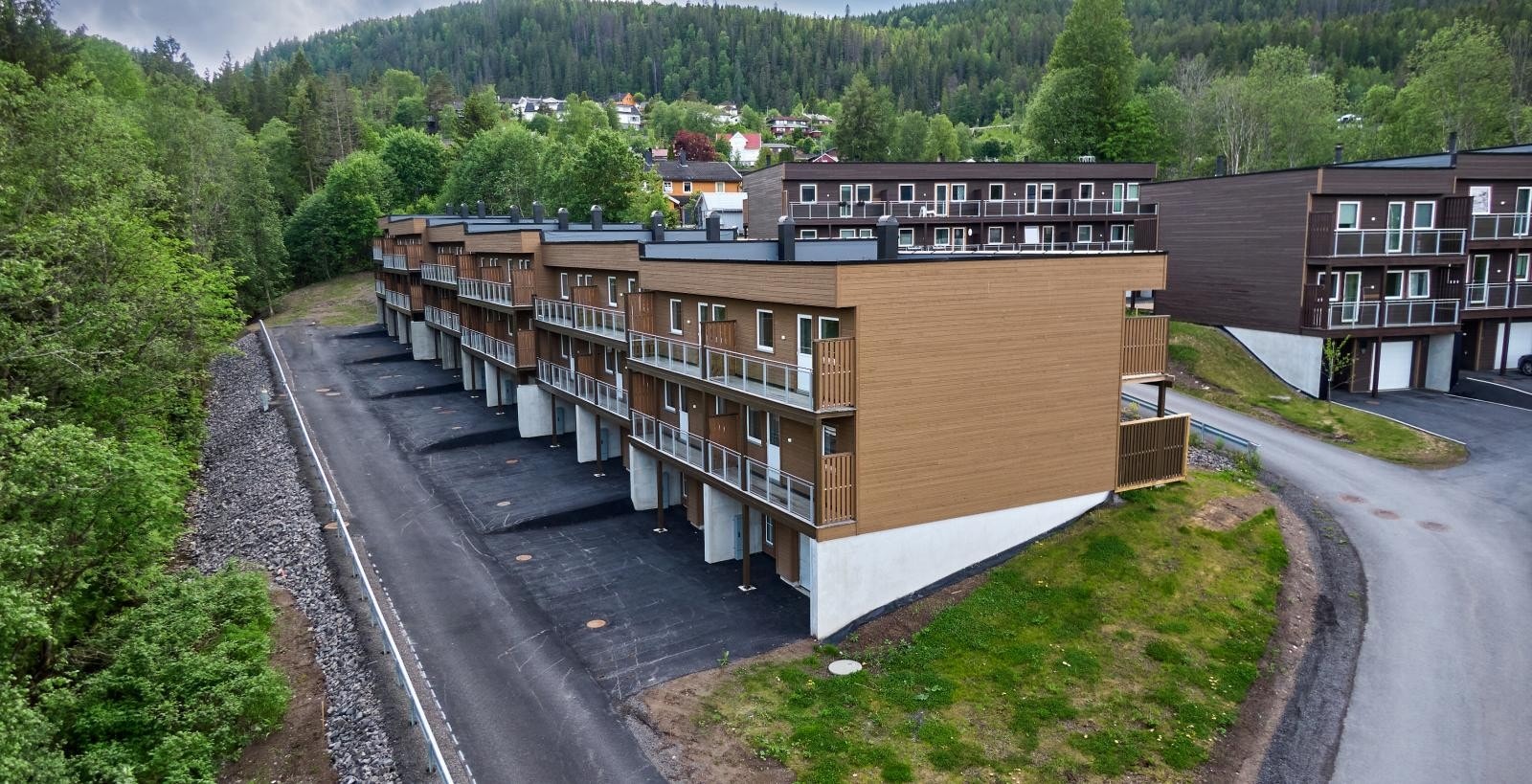 - Moderne rekkehus sentralt på Åneby - Galleribilde