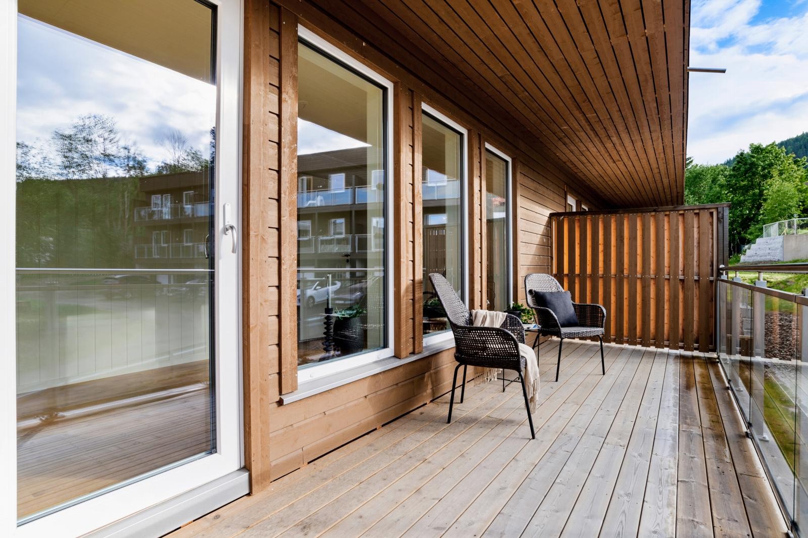 - Balkong i hele boligens bredde - Galleribilde