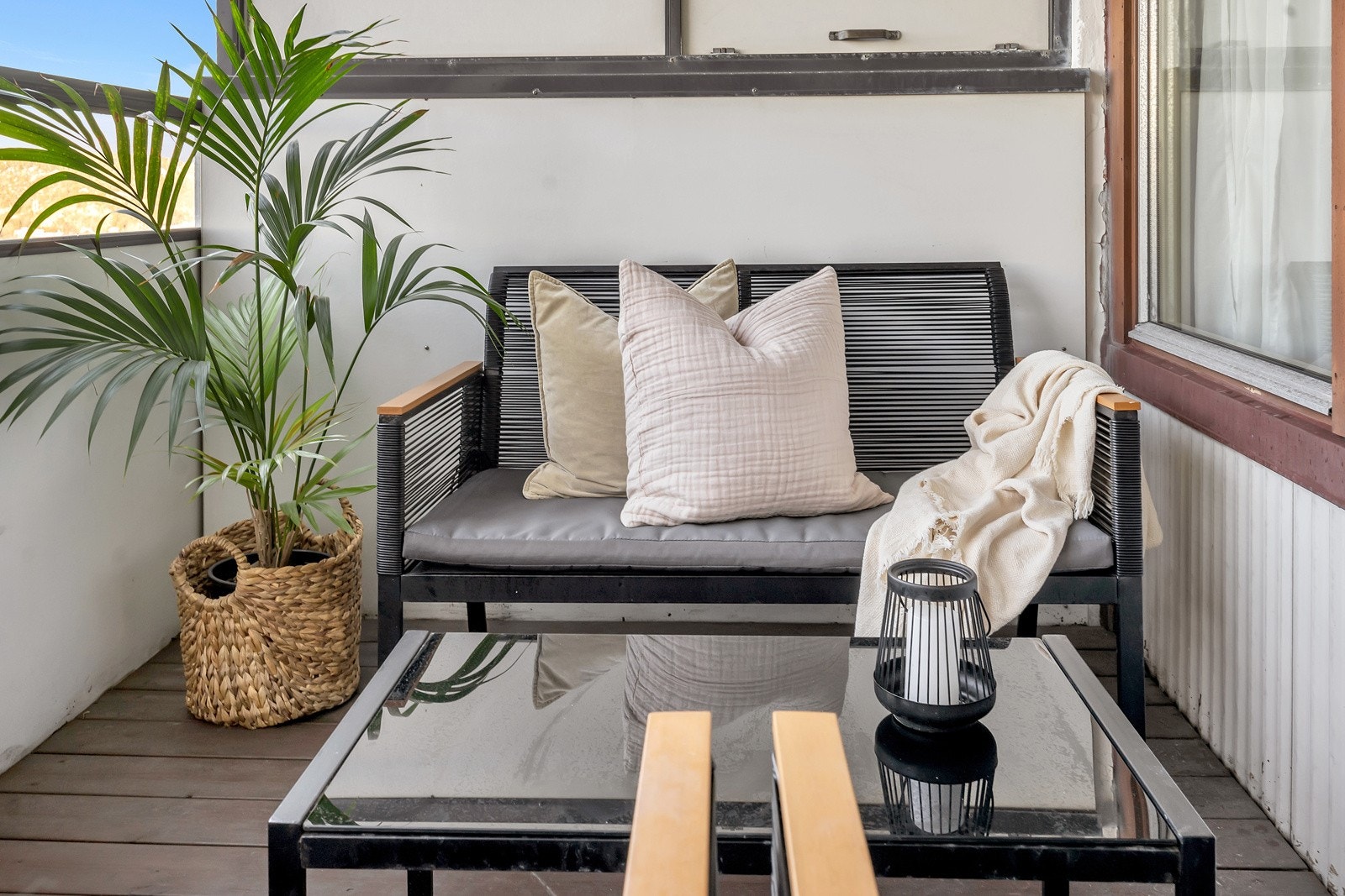 På balkongen er det plass til grill og utemøblement Galleribilde