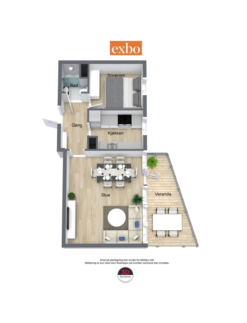 Plantegning Galleribilde