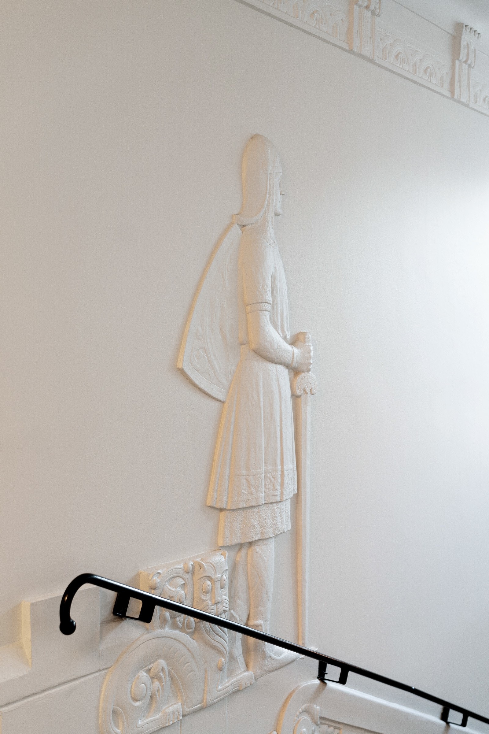 Detaljer i inngangspartiet Galleribilde