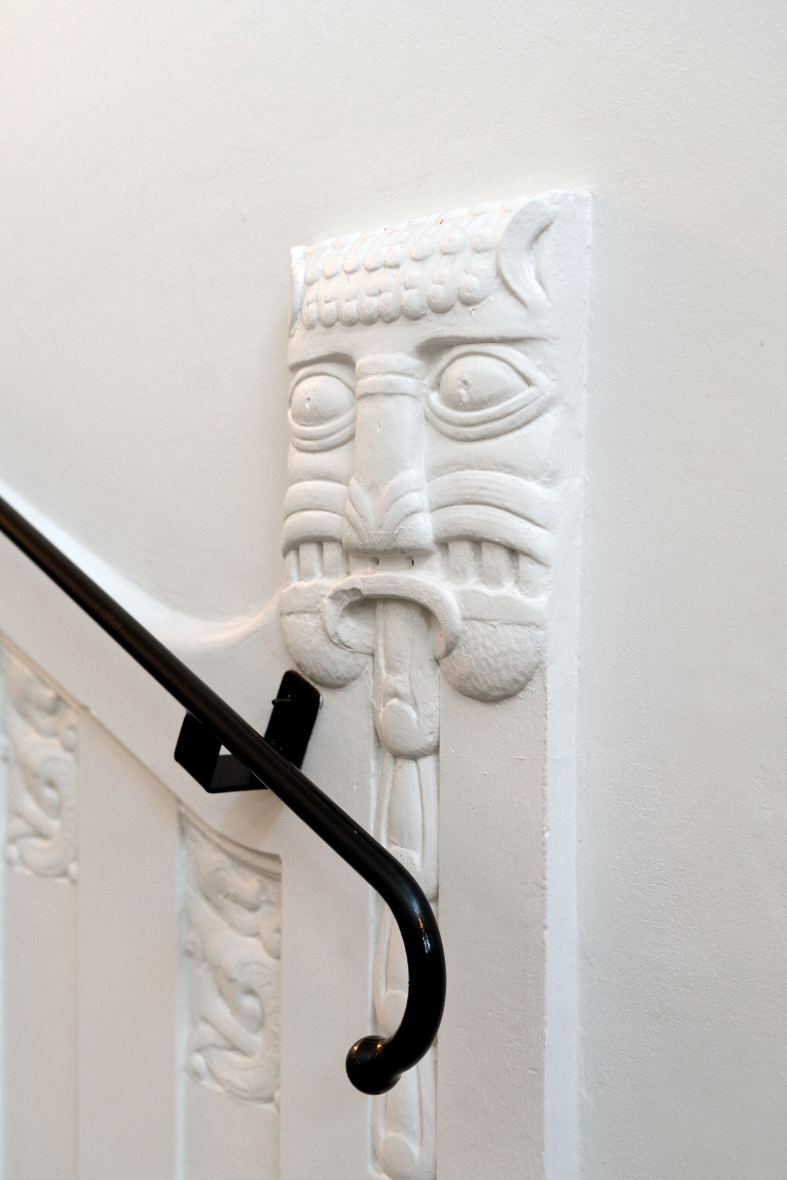 Detaljer i inngangspartiet Galleribilde