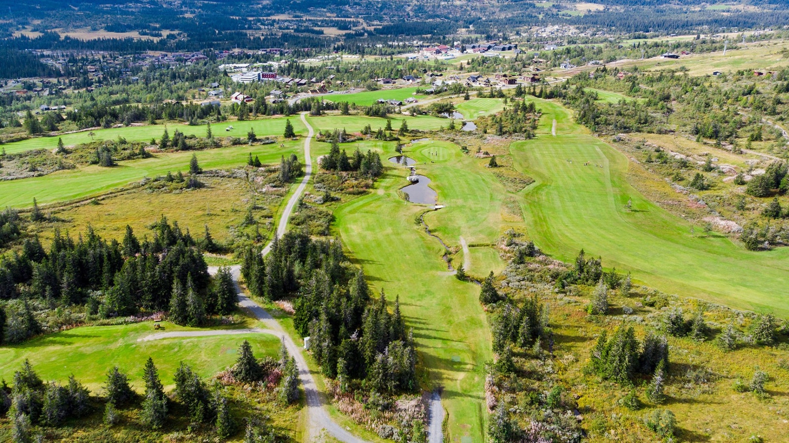 Fra golfbanen mot sør Galleribilde