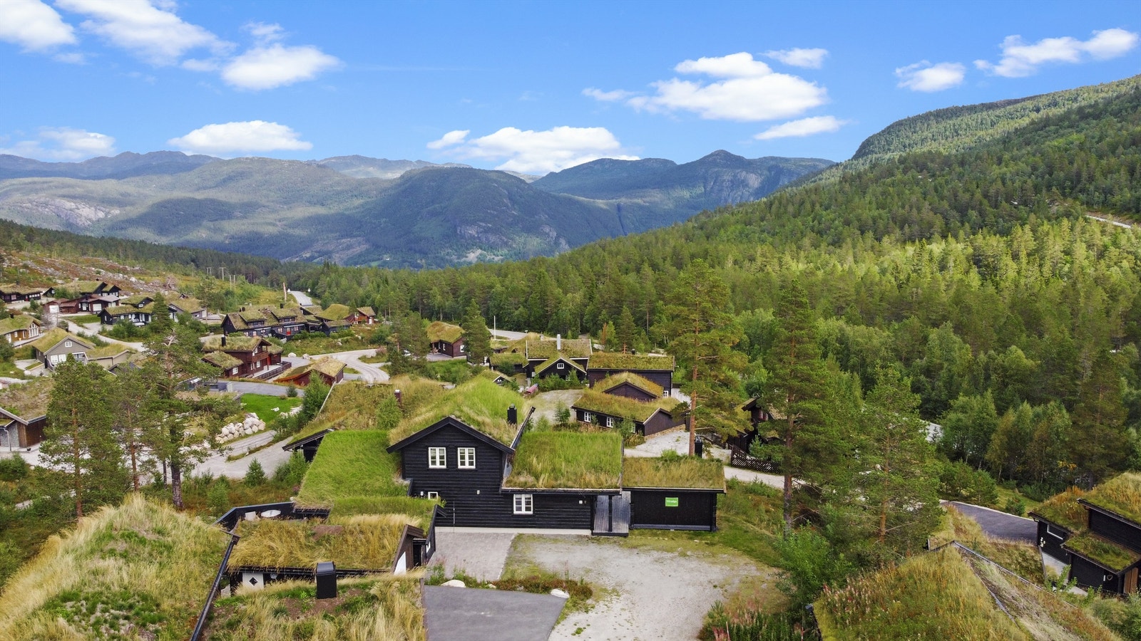 Flott utsikt mot Setesdalen. Galleribilde