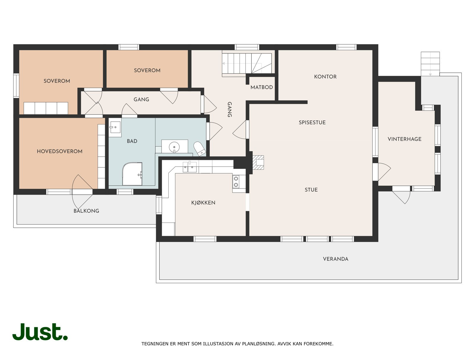 Planskisse hovedplan.