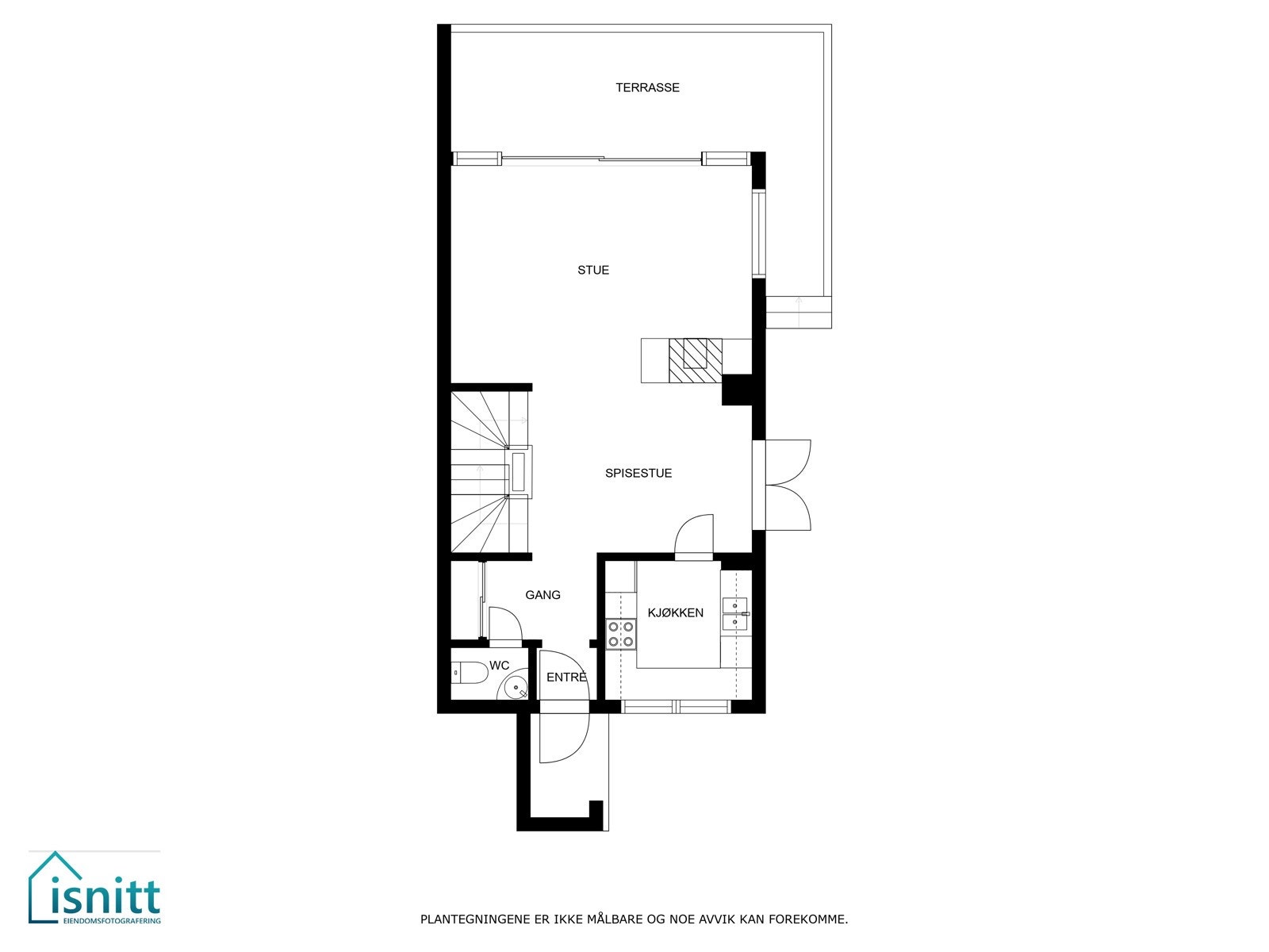 Plantegning - 1 etasje Galleribilde