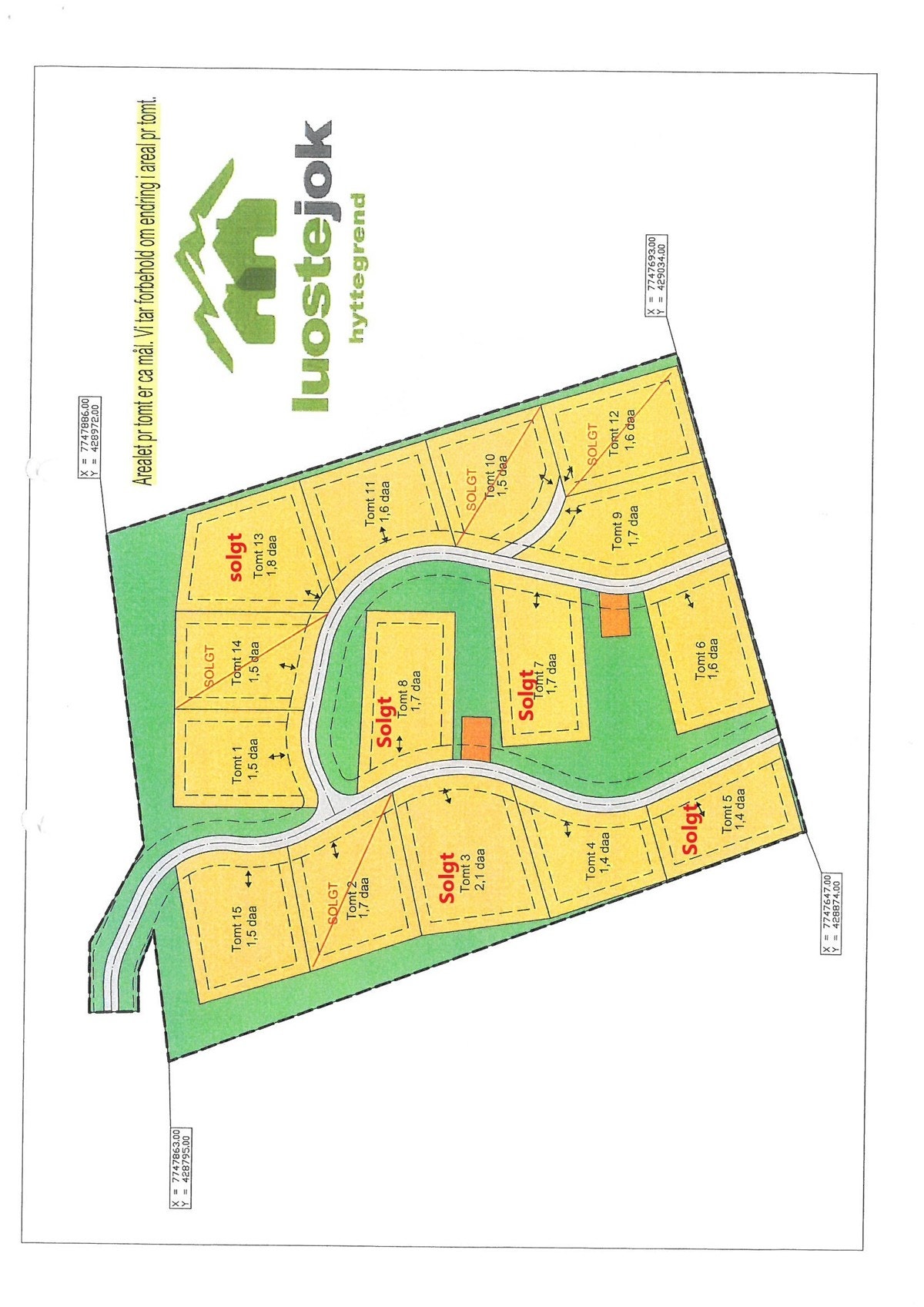 Reguleringskart ledige tomter 240321 Galleribilde