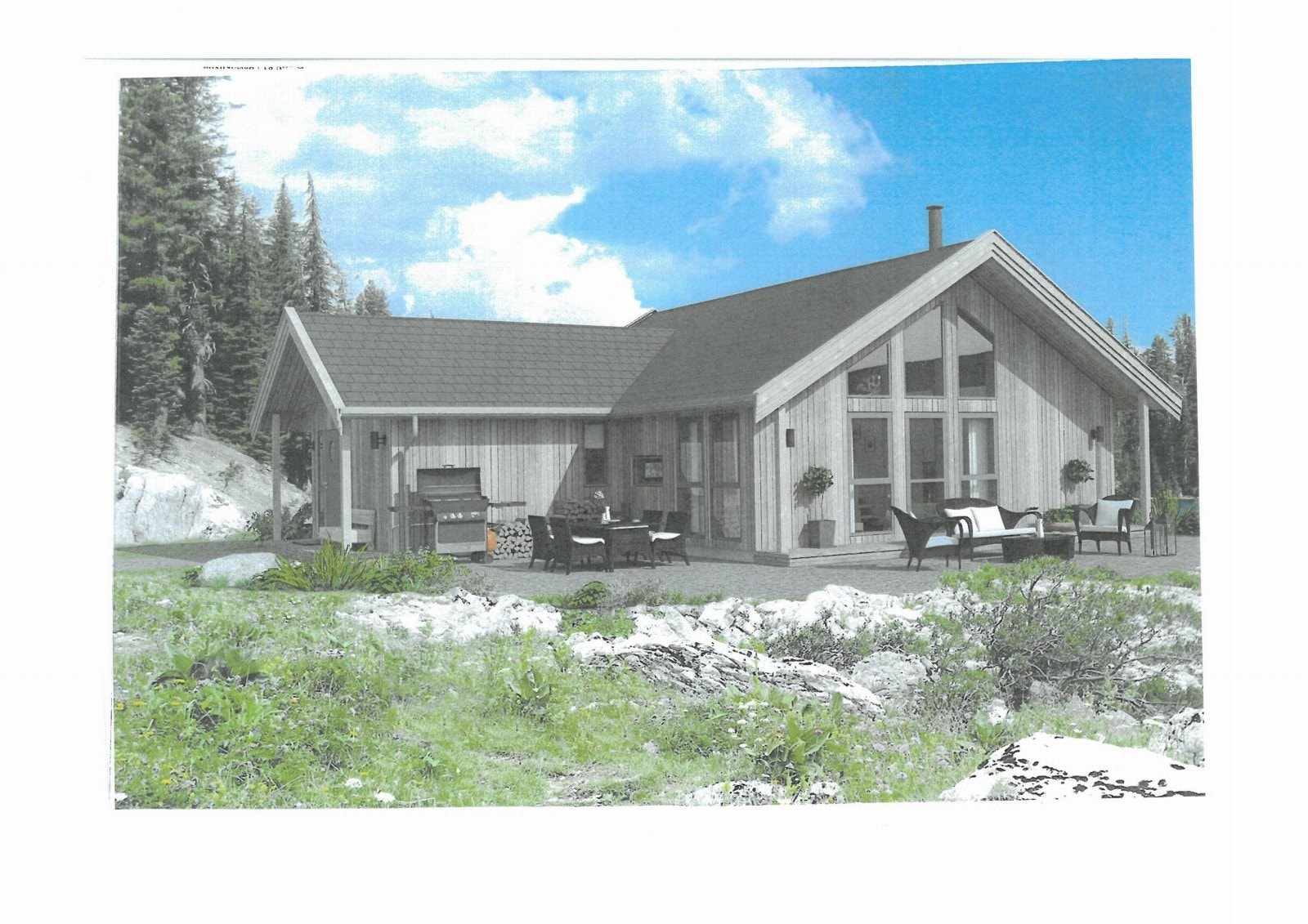 Hytte Brattli 81 fra Pasvikhytta. 80 m2 hytte med hems. (Brukt i priseksempel på tomt med nøkkelferdig hytte) Galleribilde