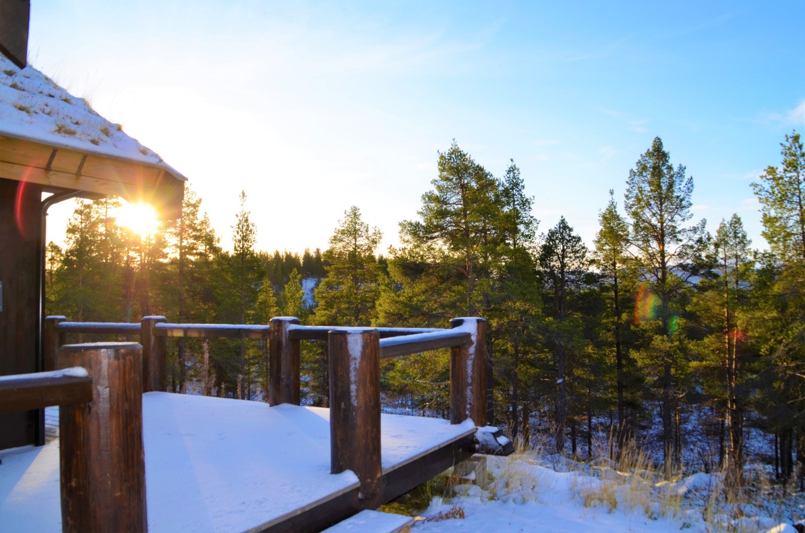 Flott utsikt fra verandaen! Galleribilde
