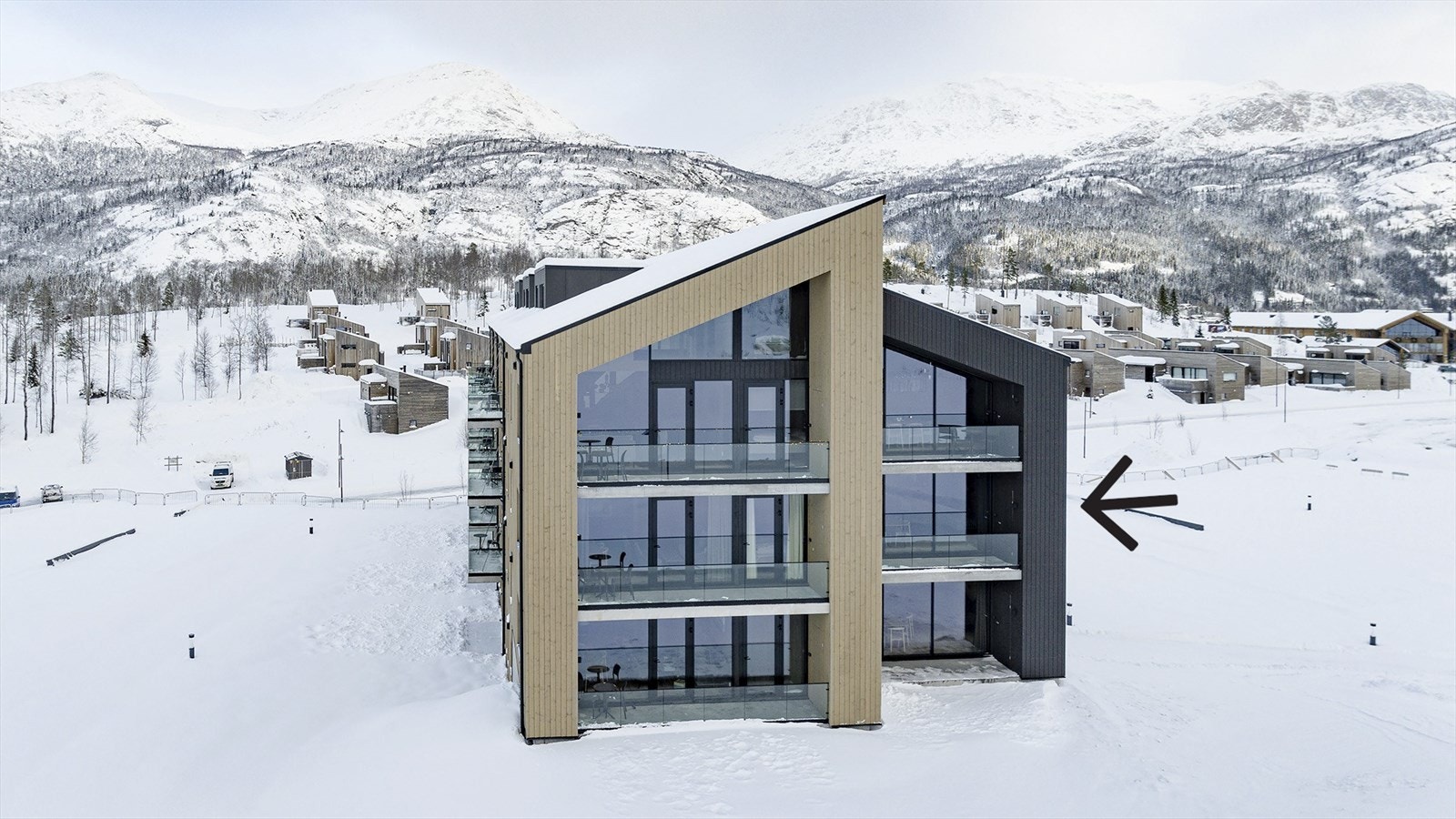 Leiligheten ligger i populære Totteskogen ved Fyri. Her sklir du enkelt til og fra løypenettet både alpin og langrenn. Galleribilde
