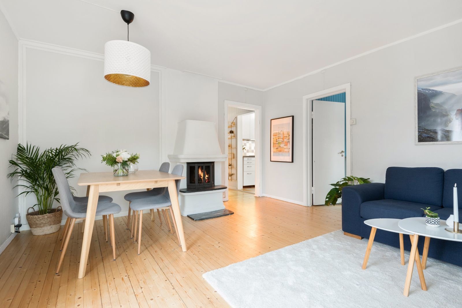 Det er også god plass innendørs til et stort spisebord. Galleribilde