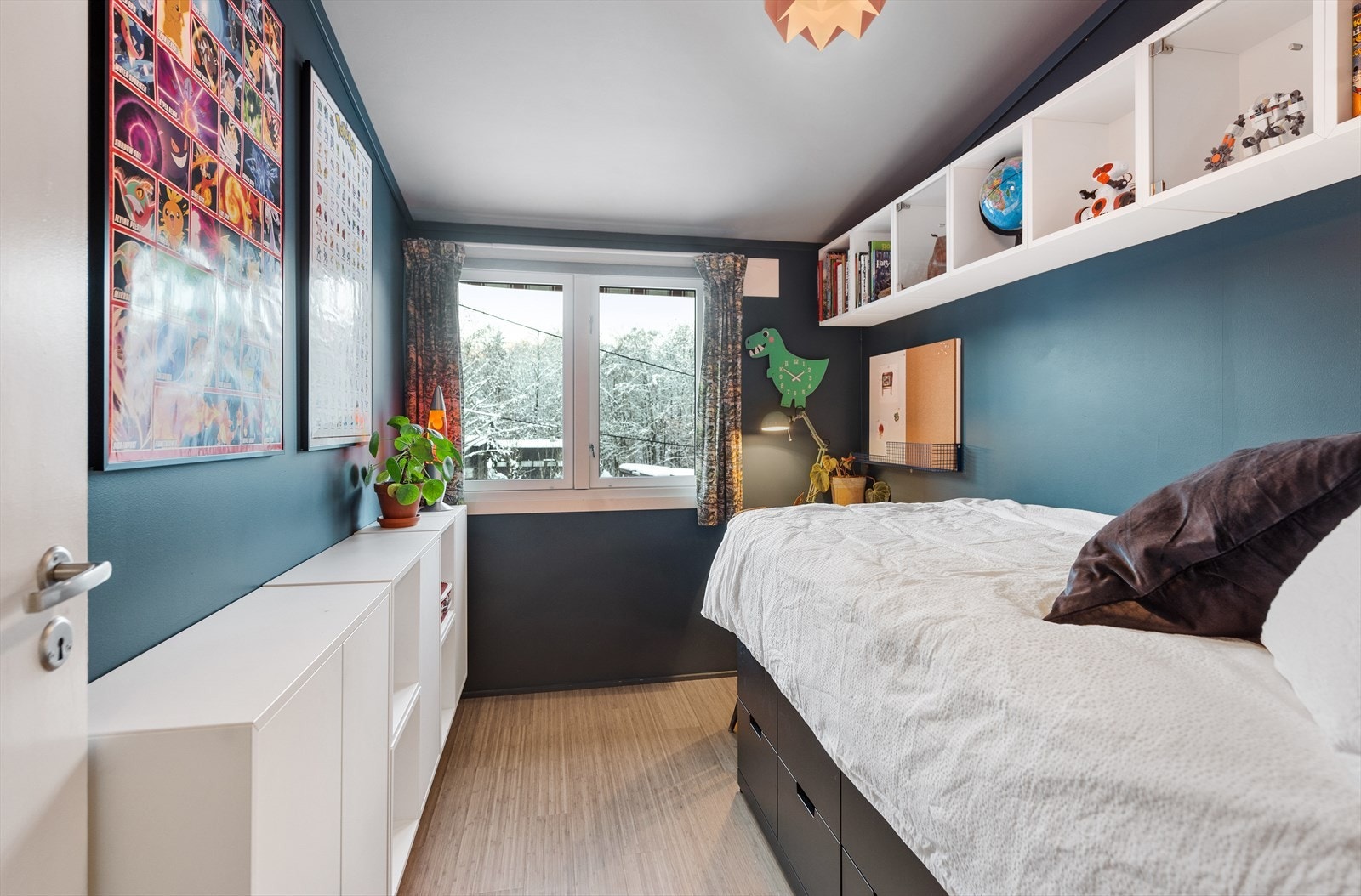 Soverom 3 med god plass til seng og skap. Galleribilde