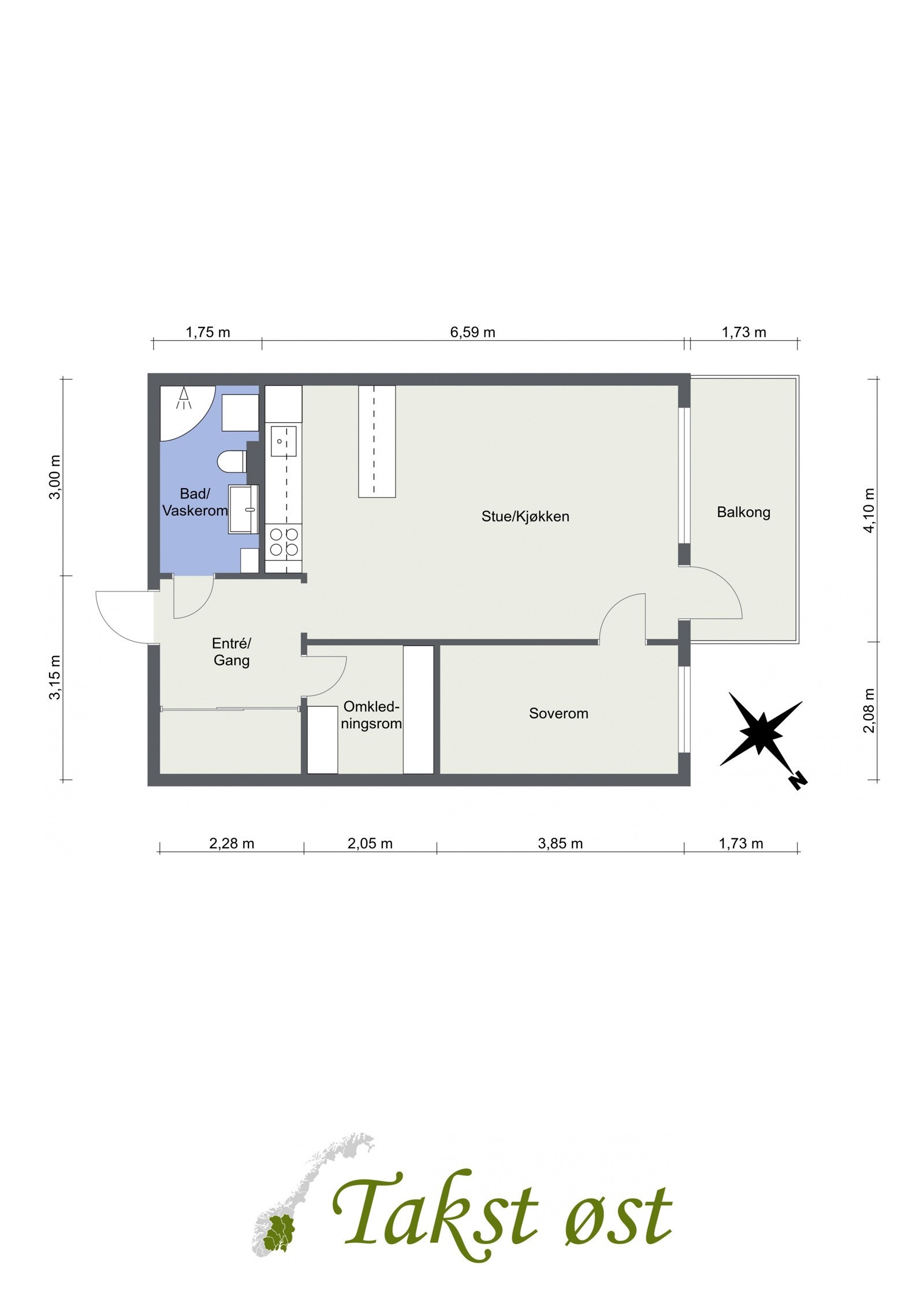 Plantegning. Galleribilde