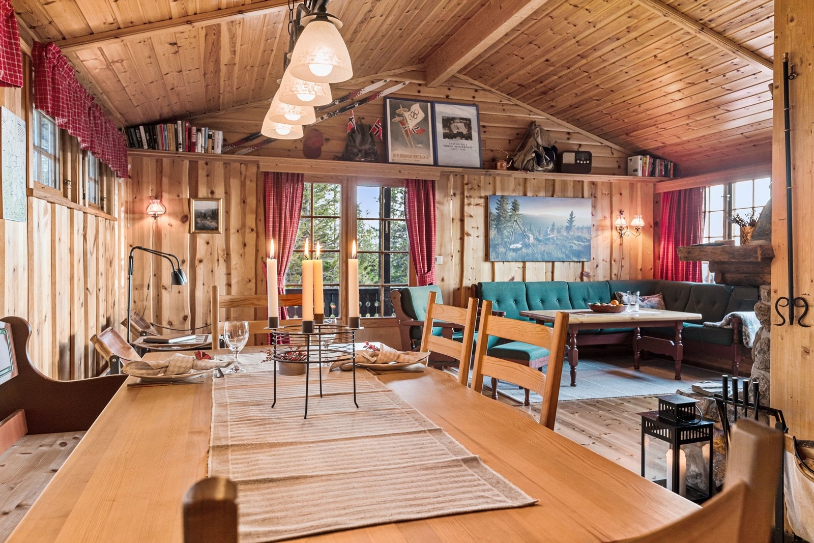 Noe av det man kan vente seg her er en koselig hytte med alle alt man måtte trenge for et behagelig opphold. Galleribilde