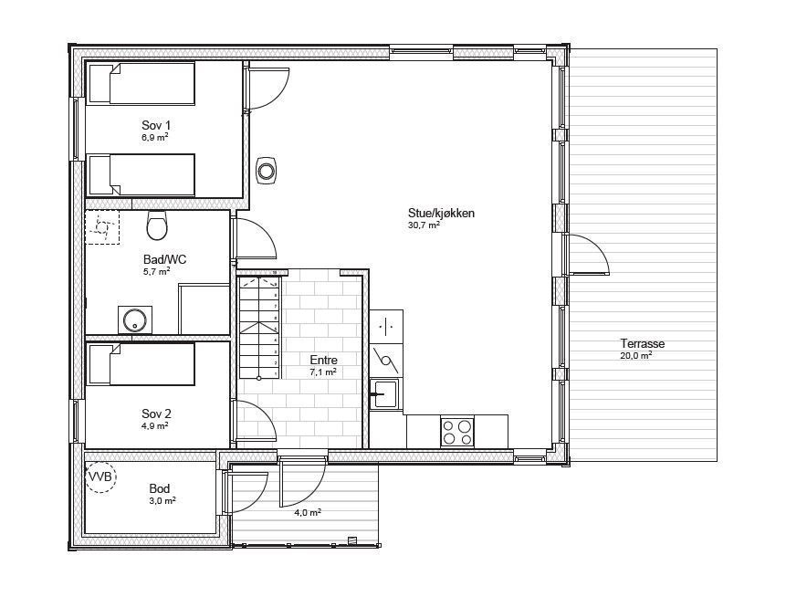 Grunnplan Galleribilde