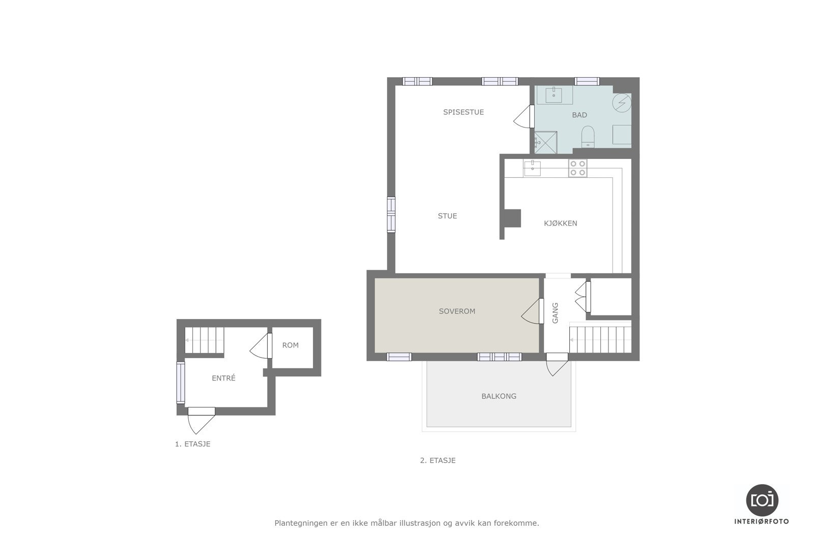 Plantegning Galleribilde