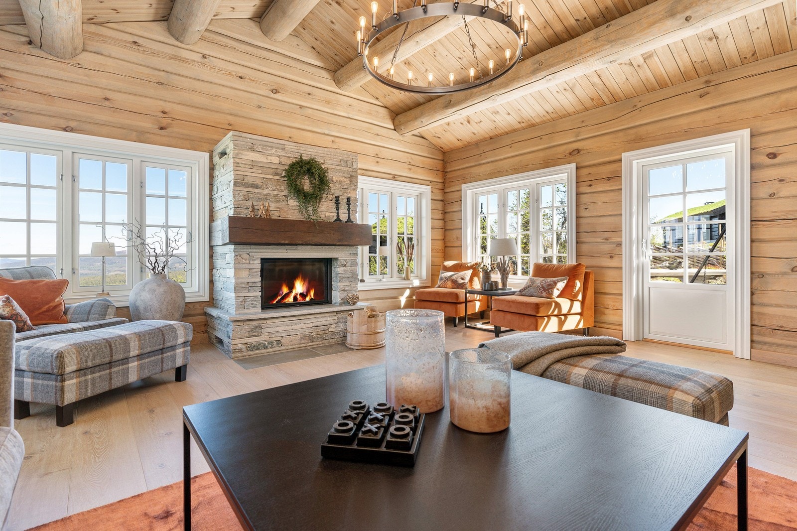 Bilde fra tilsvarende hytte. Galleribilde