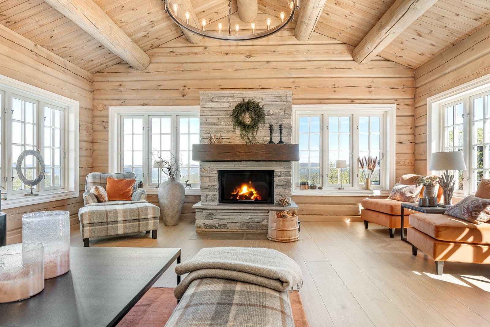 Bilde fra tilsvarende hytte. Galleribilde