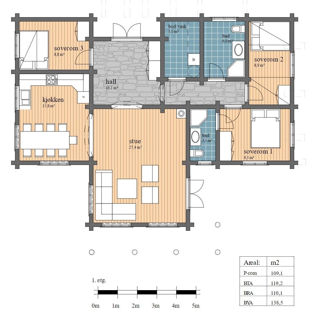 Plantegning Galleribilde