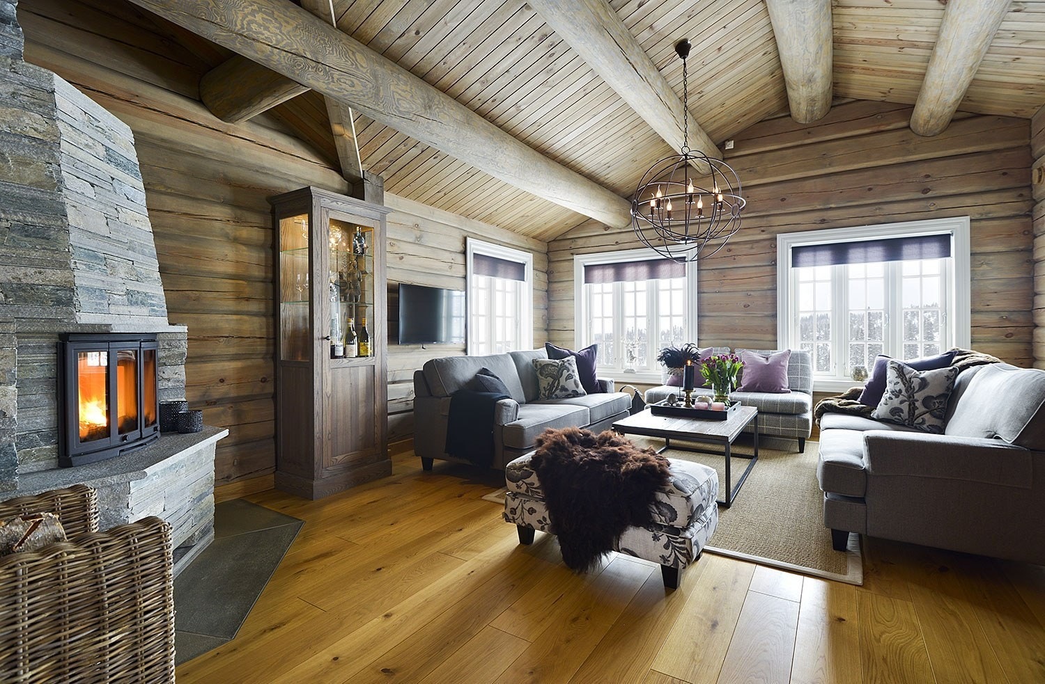 Bildet viser tilsvarende hytte Galleribilde