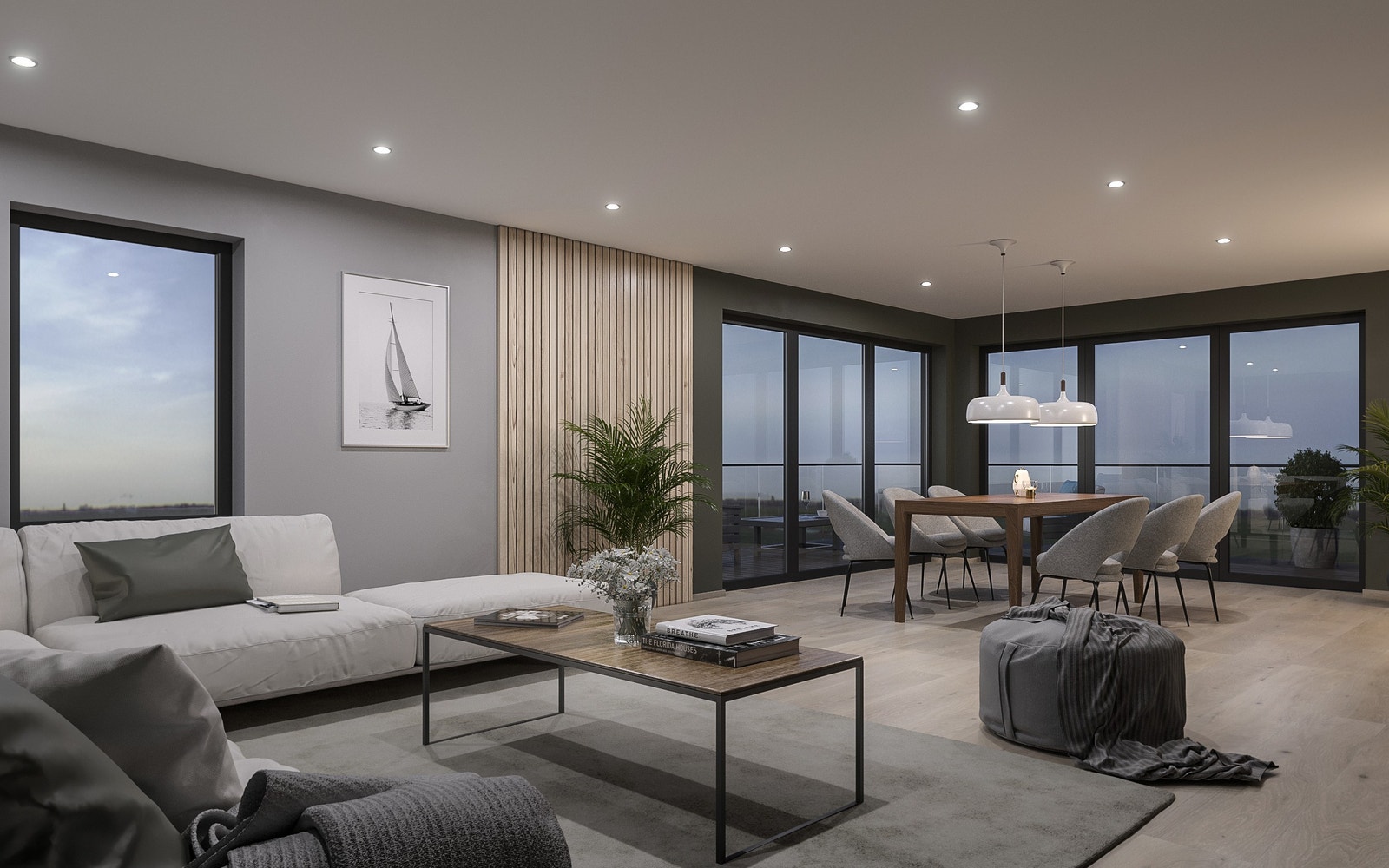 Interiørbilde Milano. Dette er kun et forslag til hus, du kan være med å velge husmodel selv. Vi kan også tegne frem akkurat ditt hus slik du ønsker det. Ta kontakt! Galleribilde