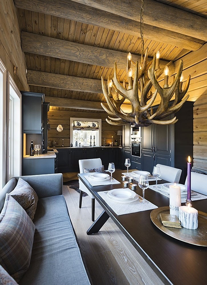 Bilde fra tilsvarende hytte. Galleribilde