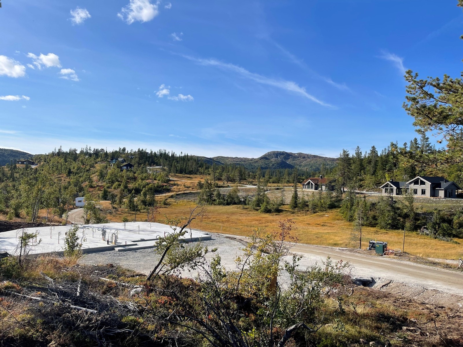 Utsikt fra tomta. Galleribilde