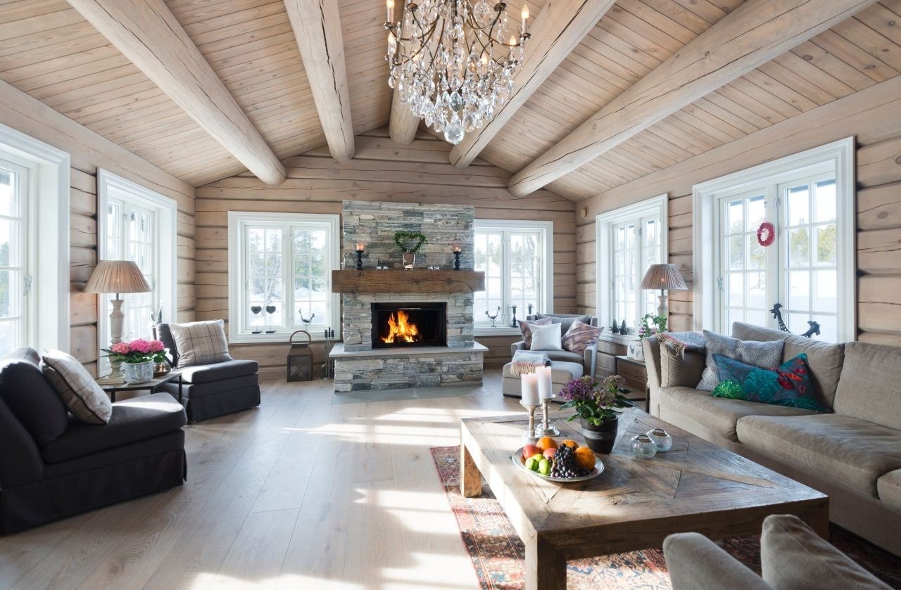 Bilde fra tilsvarende hytte. Galleribilde