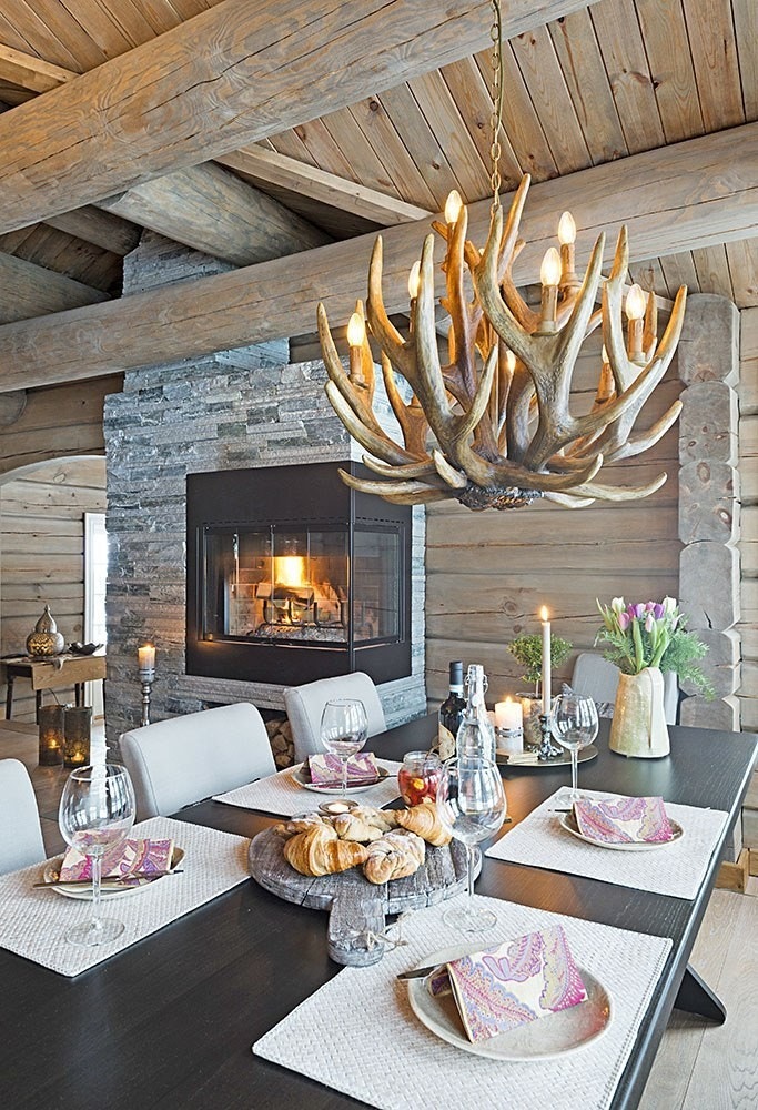 Bilde fra tilsvarende hytte. Galleribilde