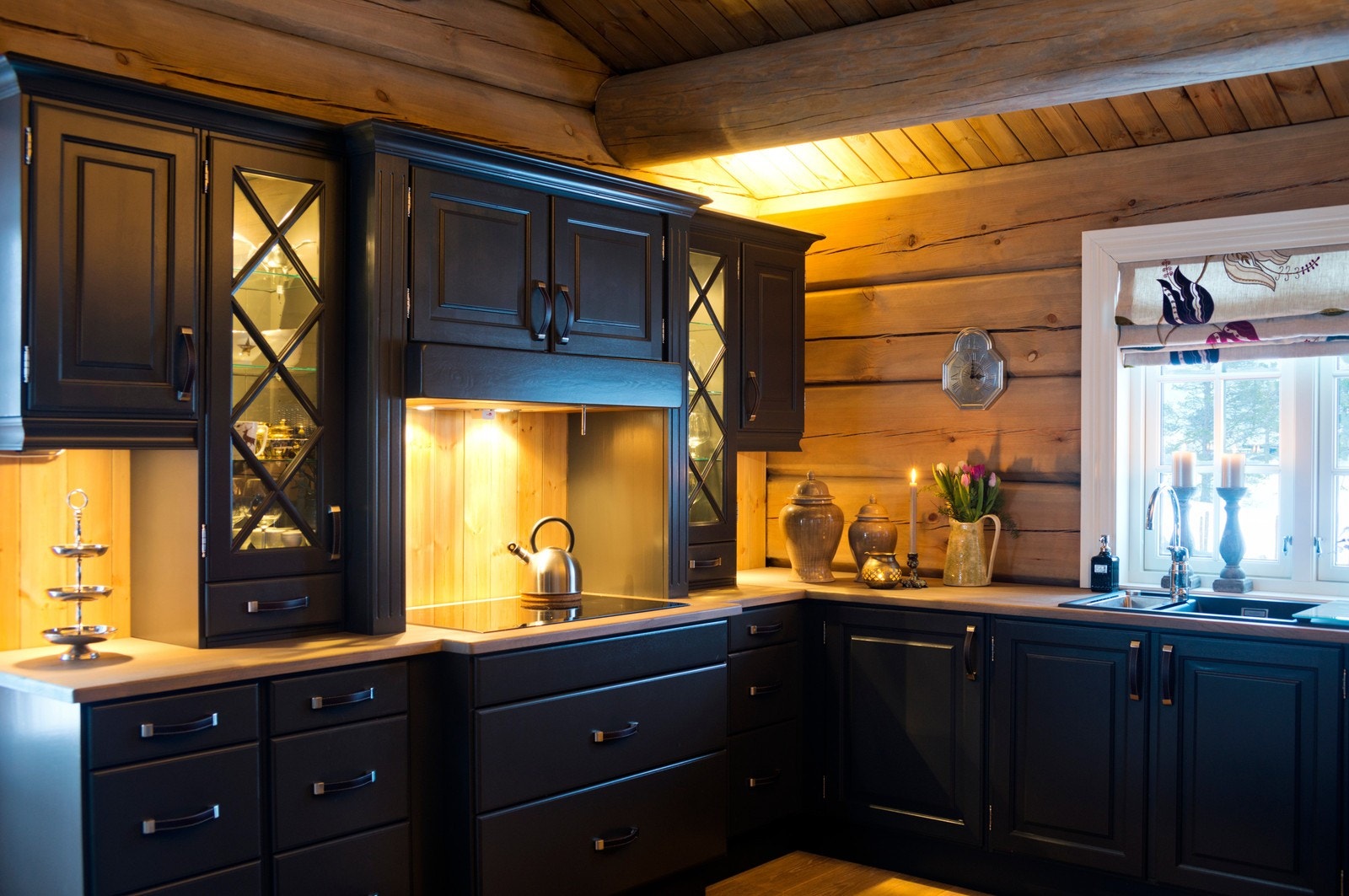 Bilde fra tilsvarende hytte. Galleribilde