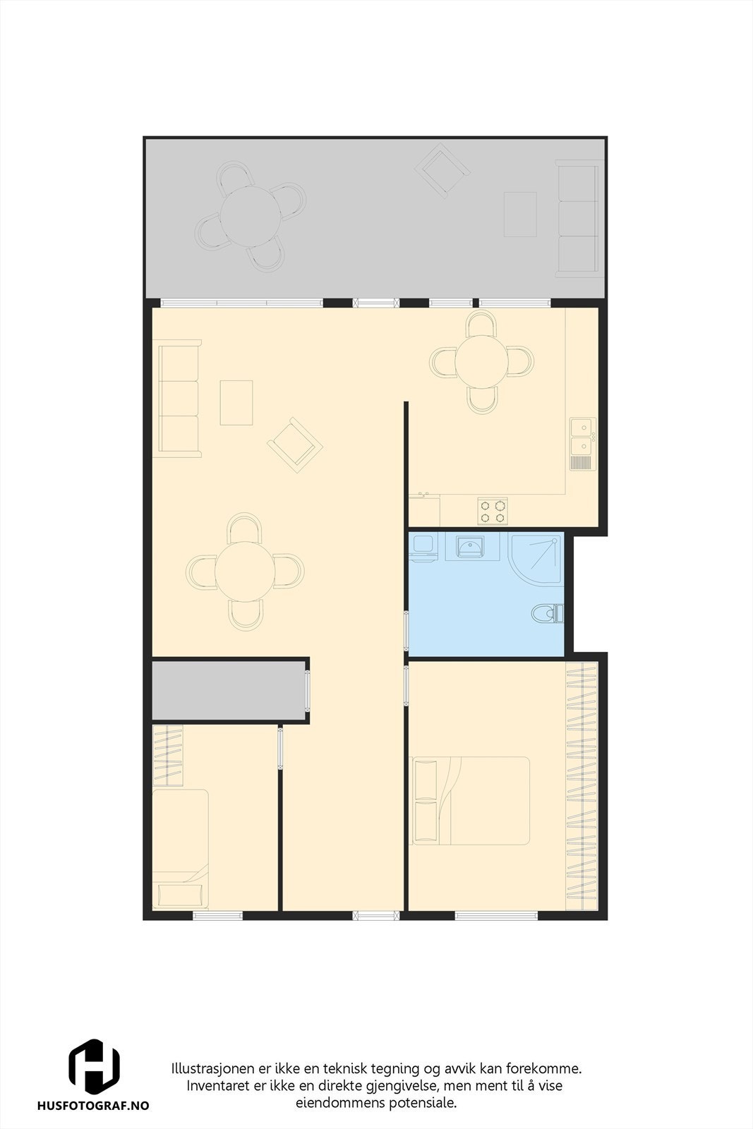 Plantegning Galleribilde