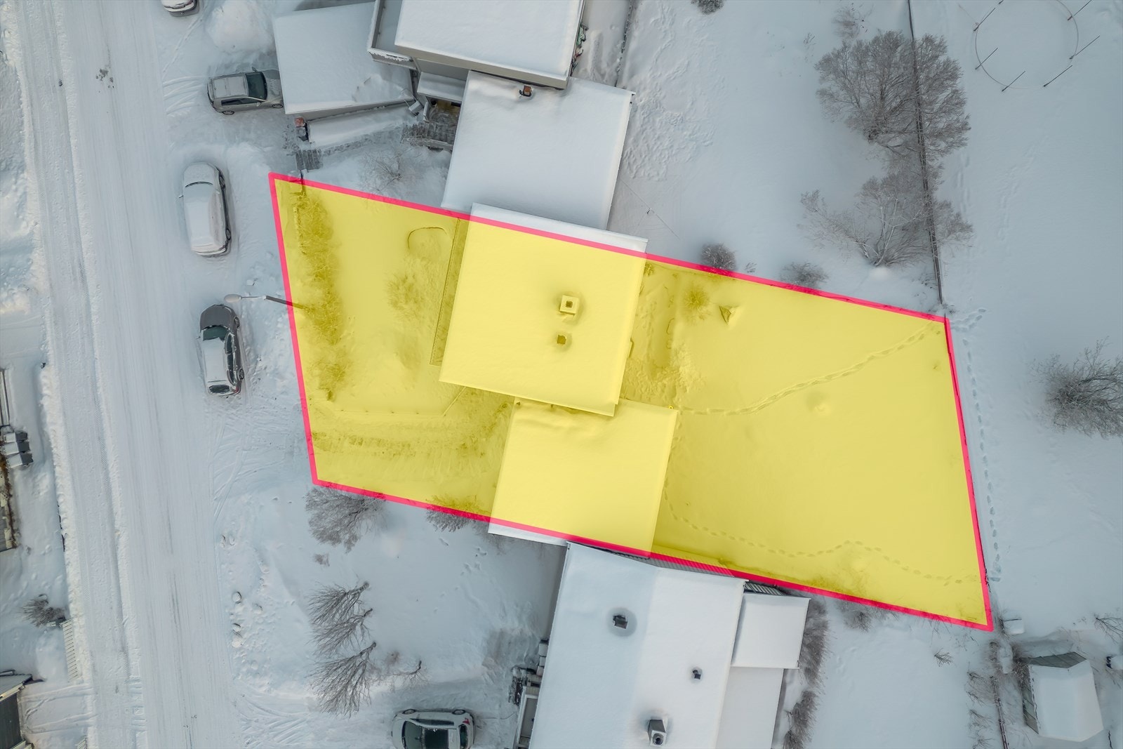 Oversiktsbilde over tomten Galleribilde