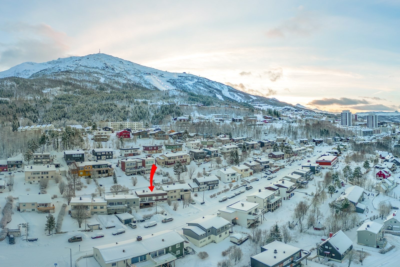 Boligen ligger i et populært område i Fossestua Galleribilde