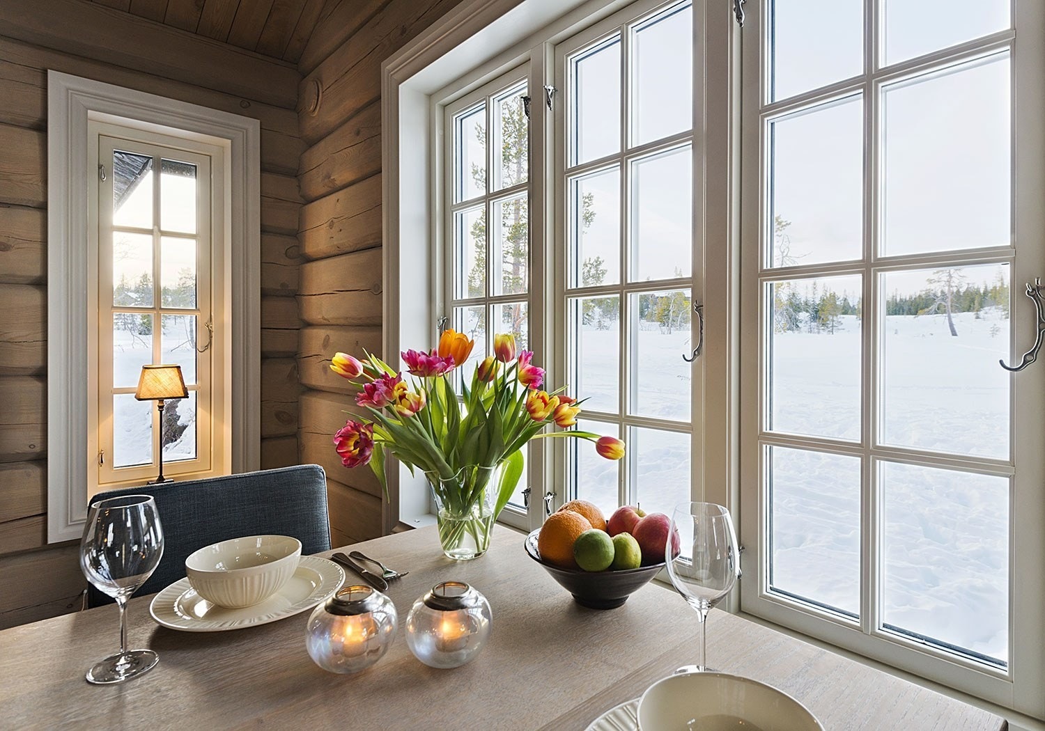 Bilde fra tilsvarende hytte. Galleribilde