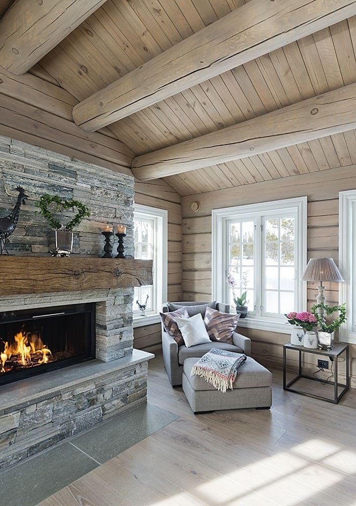 Bilde fra tilsvarende hytte. Galleribilde