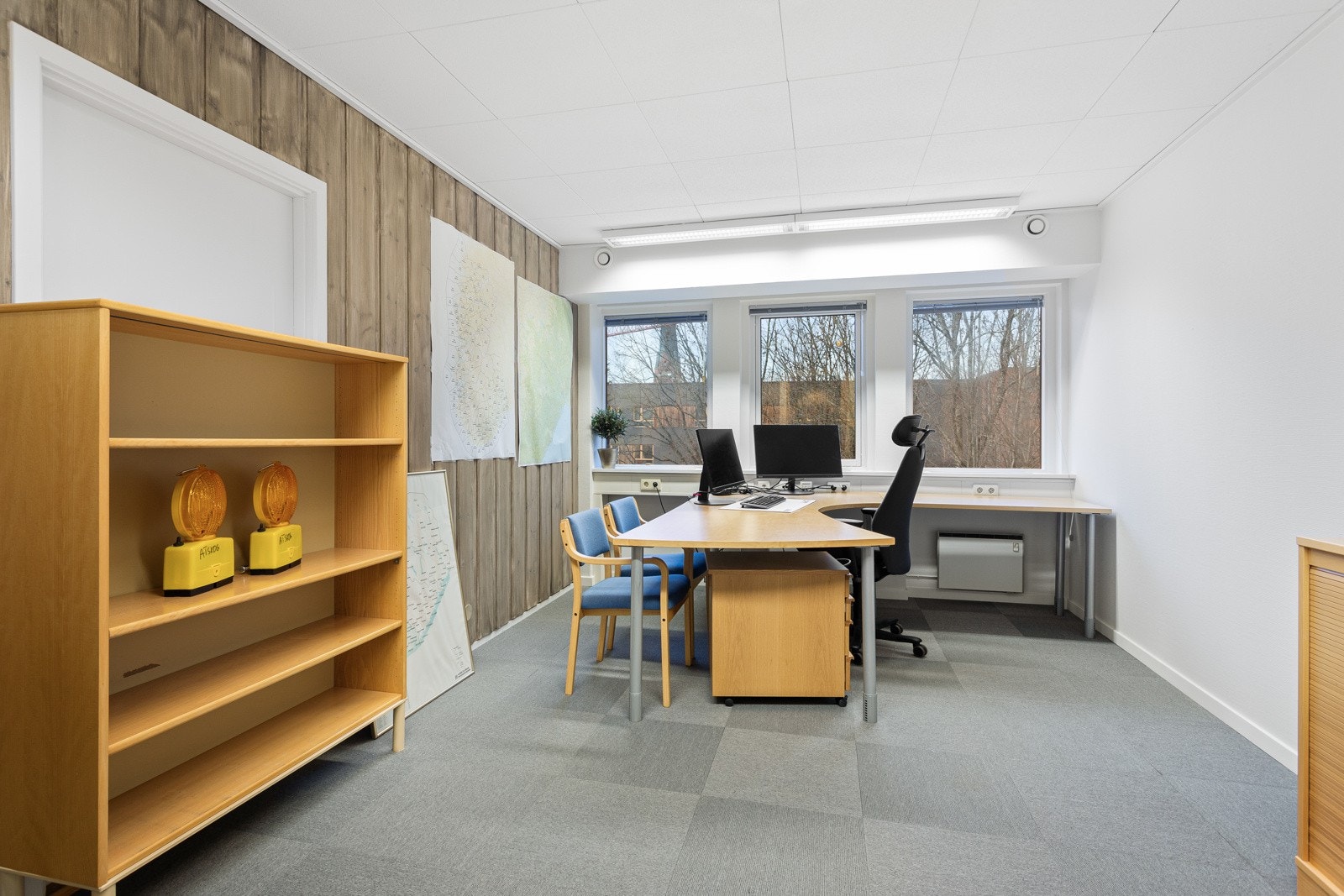 Eksempel på et typisk kontor i bygget Galleribilde