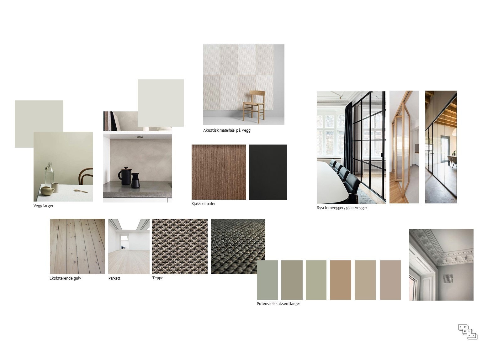 Farger og materialer Galleribilde