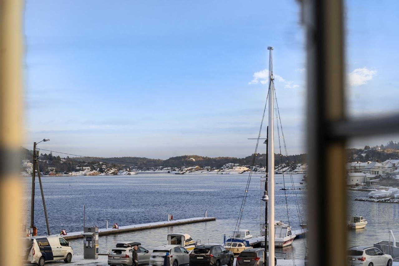 Utsikt fra hotellrom Galleribilde