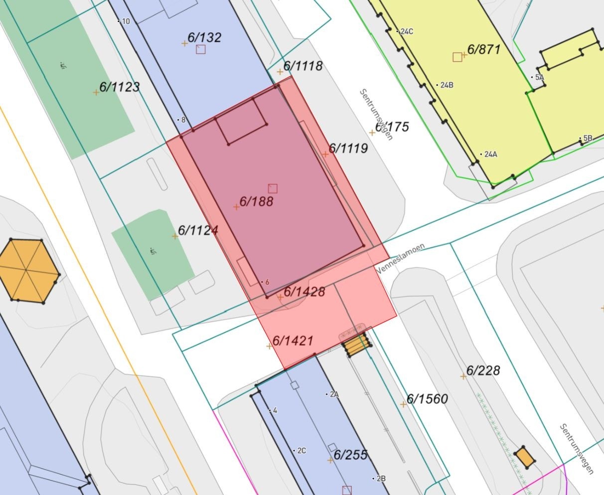 Ca. areal etter makeskiftet er gjennomført Galleribilde
