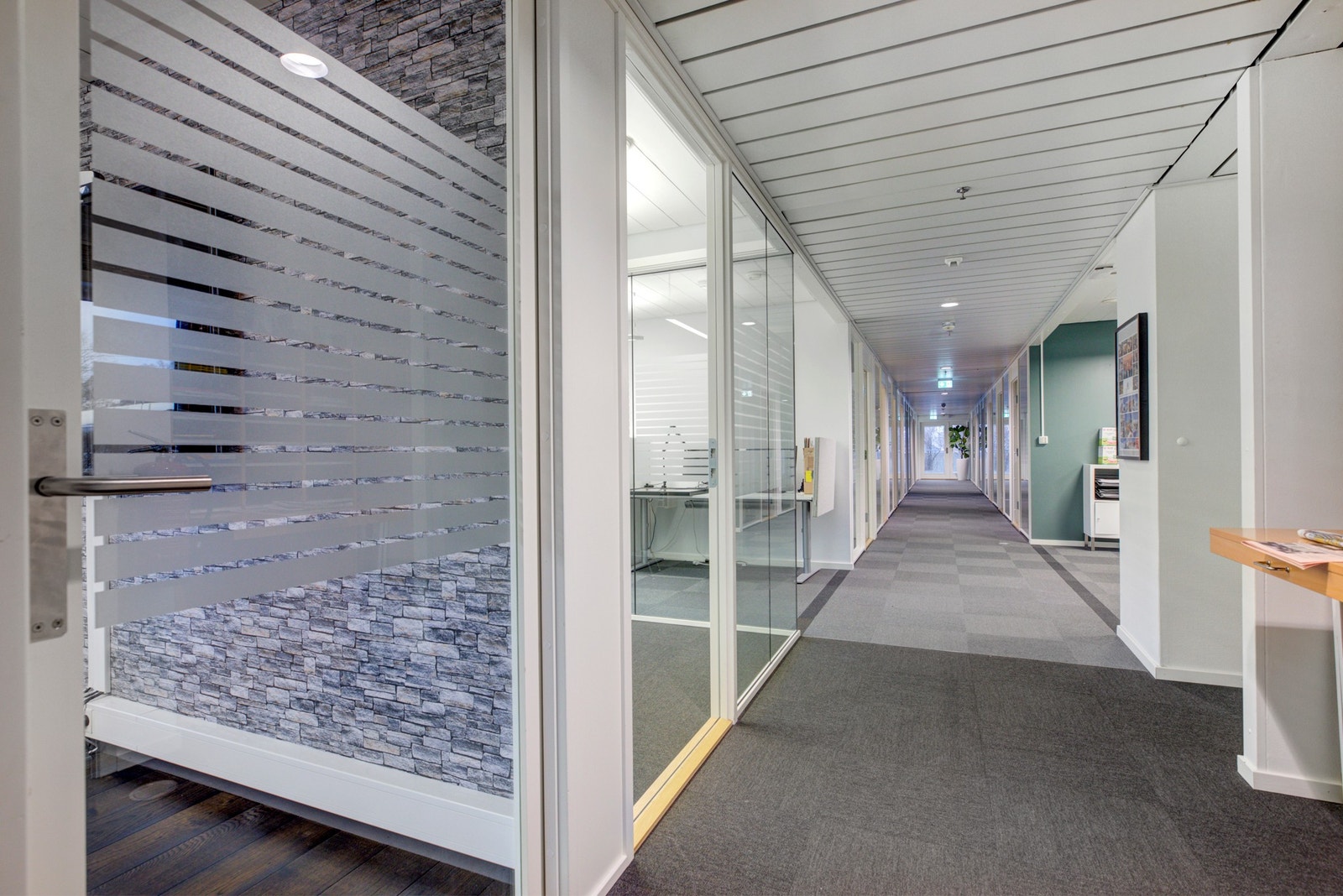 I dag er det cellekontor og teamkontor i hovedsak, tilpasses nye leietakere Galleribilde