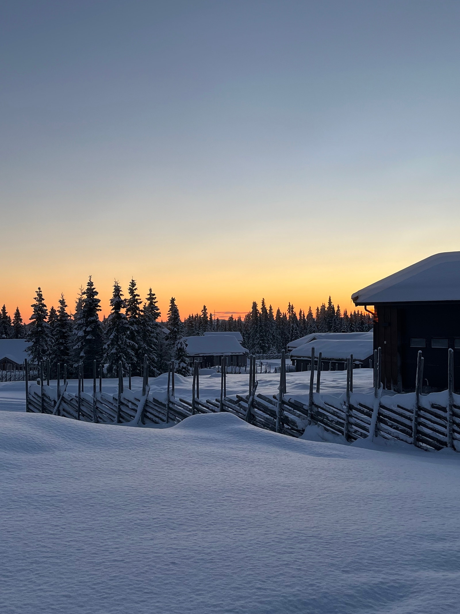 Utsikt fra stuevindu Galleribilde