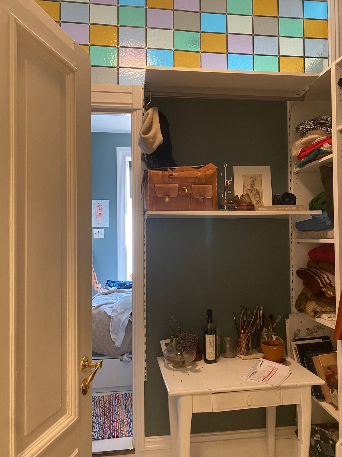 Veien inn til rommet som leies ut Galleribilde